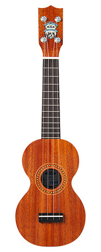 Pan Pacific All Solid Mahogany Figure 8 Soprano